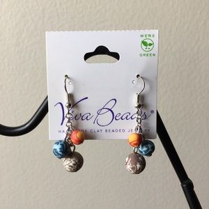 Clay Beaded Earrings